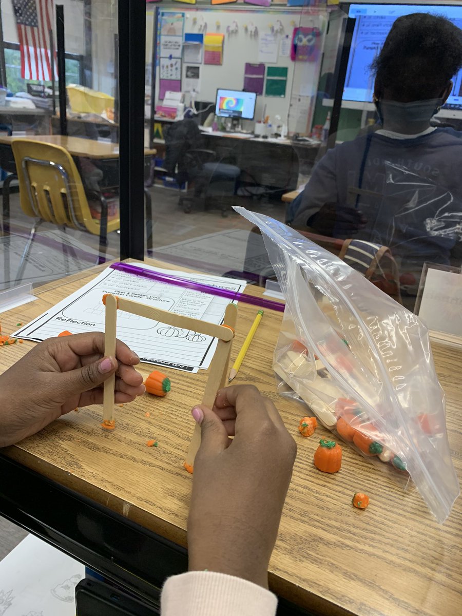 We’re at it again!  This time we’re building with pumpkins and “broomsticks”. Can we beat yesterday’s record? #happeningathowell