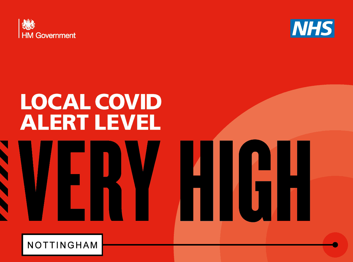 🚨COVID-19 Tier 3 local restrictions announcement 🚨 
Local restrictions for the whole of Nottingham and Nottinghamshire have been agreed with the Government. 
We will go into Tier 3 at 00:01 on Friday. 
See the national &amp; local restrictions here - bit.ly/3kBzgEh
