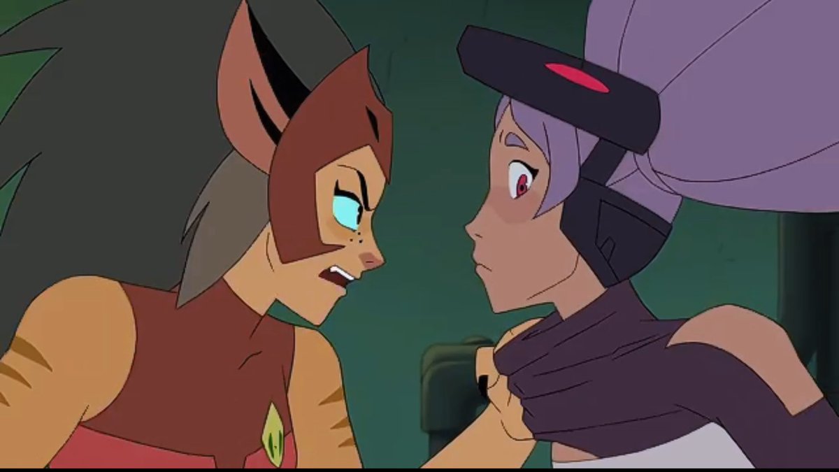 Season 2"You have to Promise to stay away from Hordak's sanctum" 15: Catra after having experienced herself what Hordak is capable off forbids Entrapta from trespassing into his lab