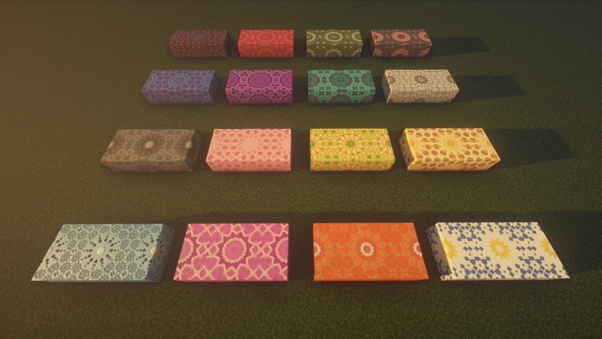 SuperBusyMC's tweet photo. Wanderlust V1.3.5 is out! Come check out the new Glazed terracotta, and stained glass! We also need a review video if anyone is interested! #minecraft #optifine #gaming @PlanetMinecraft #planetminecraft #texturepack  

https://t.co/wUx6DAIECs https://t.co/ohYk53oE9B