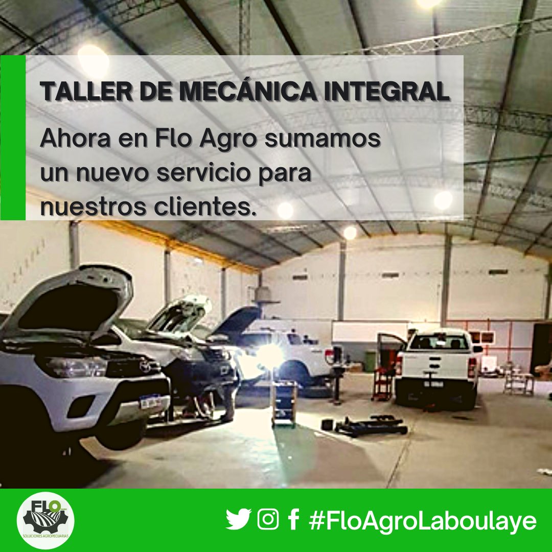 floagro3's tweet photo. 🛠Ahora en Flo Agro contamos con nuestro propio taller de mecánica integral🛠

¡Esperamos tu consulta!
WhatsApp 📲 +54 9 3385 59-0103
Mail 📩 floagro3@gmail.com 
📍Flo Agro Soluciones Agropecuarias
📍Arturo H Ilia s/n Ruta 7, Km 489. Laboulaye, Córdoba. https://t.co/vzmmqSghVp
