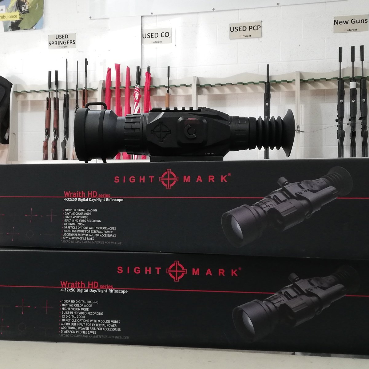 0nTarget's tweet image. Now back in stock,  the sightmark wraith HD 4-32x50 . Grab one of these fantastic day/night vision scopes while they last. For under £600 it's a bargain
#sightmark #wraith #nightvision #rifle #huntinglife