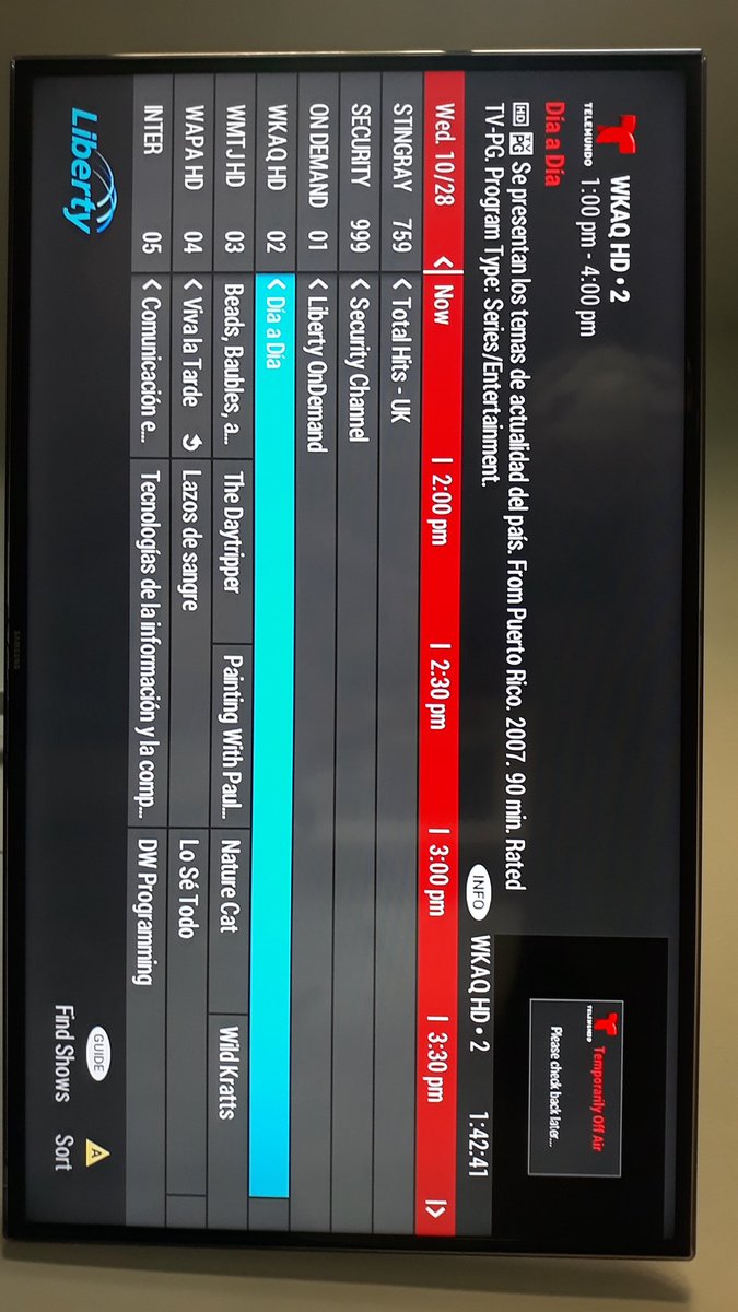 Maxy_Ayala's tweet photo. @LibertyPR no hay señal de cable ni internet. Escorial Carolina. Que pasa ahora? https://t.co/WIZ8jNWtvK