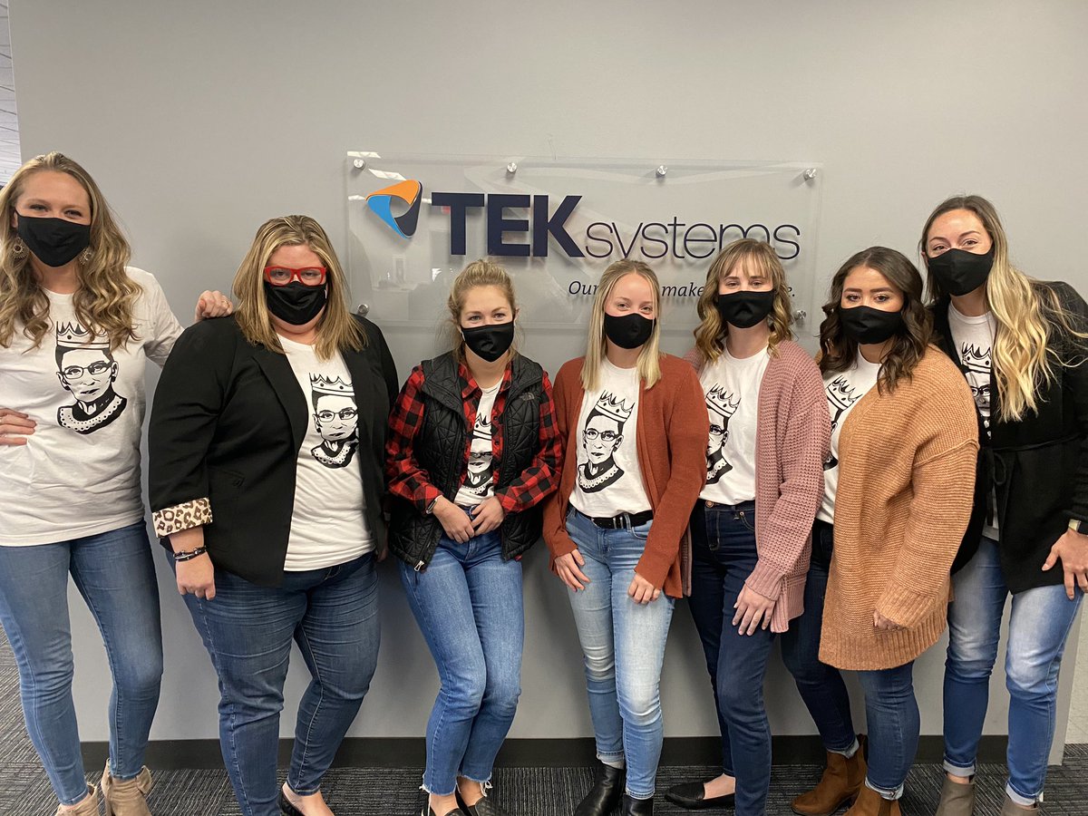 Fun day celebrating some of the women of #stl and #iowa! #midwest #notoriousrbg “Here’s to strong women. May we know them, may we be them, may we raise them.” Cheers to the many women of <a href="/teksystems/">TEKsystems</a> 👏🏼👏🏼
