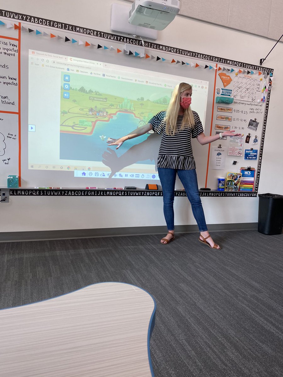 SJIMsDore's tweet photo. Learning to gamify my classroom to promote engagement! This week we played Immigration Nation to learn push and pull factors of Immigration #gamification #ImmigrationNation https://t.co/57SqqLcONS