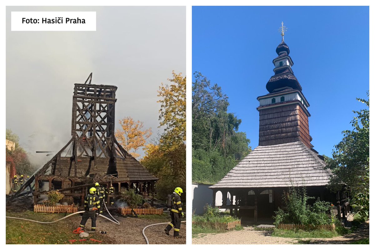 tomaspancir's tweet photo. A ještě jedno porovnání - sv. Michal 2020 vs. 2019... 😢😢😢 https://t.co/BennNXHlCu