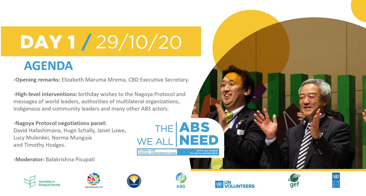 My wish for the Nagoya Protocol on #AccessAndBenefitSharing is for all CBD Parties to ratify & accelerate its implementation. What's YOUR birthday wish for the #NagoyaProtocol?

Join the 10th anniversary celebration on 29 Oct, 9am EDT: …munity.abs-sustainabledevelopment.net/event/global-a…

#TheABSweALLneed