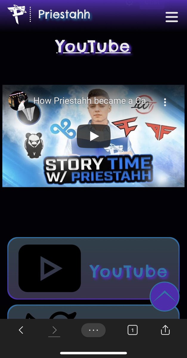 SilenWebDev's tweet image. Sneak peak for @Priestahh’s site before it goes live.

The @ROKKR update goes hard. 👀