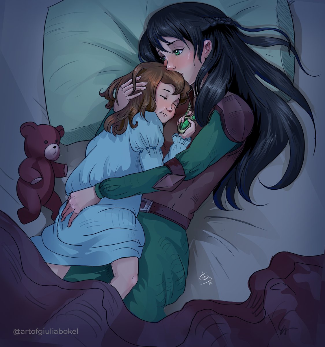 Giuliabokel's tweet photo. Good night, my little one!

Boa noite, minha pequena!

#characterdesign #oc #sketch #medieval #bookillustration #illustratednovel #characterdesign #characterdevelopment #illustration #hq #mother #goodmother #lorean #aryh #love https://t.co/pBkIoAwwMB