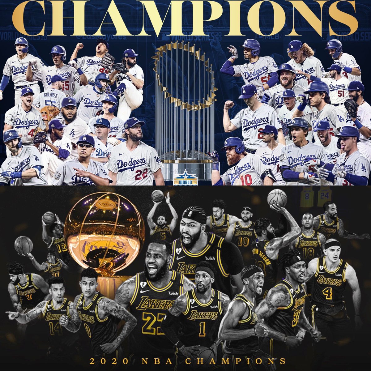 RaiderN92's tweet image. Great Time To Be An LA Fan #DodgersChampions #LakersChampions 🏆🏆