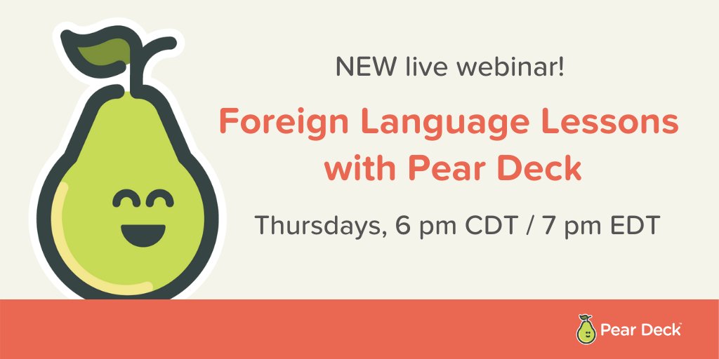 Pear Deck Learning tweet media