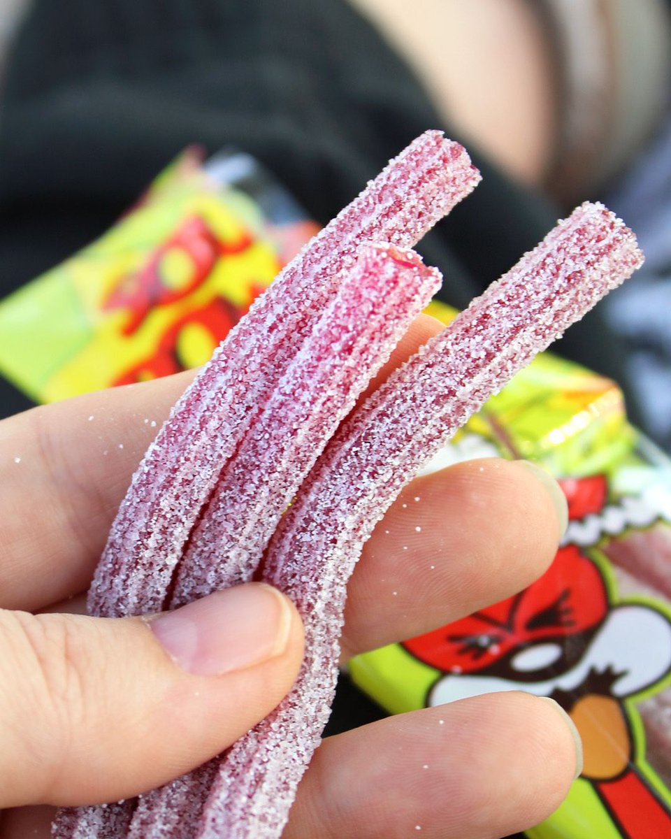 🆕 Sour Power Straws have arrived! These mouthwatering passion fruit candy straws are perfectly tart and sprinkled with sweet, sugar crystals.