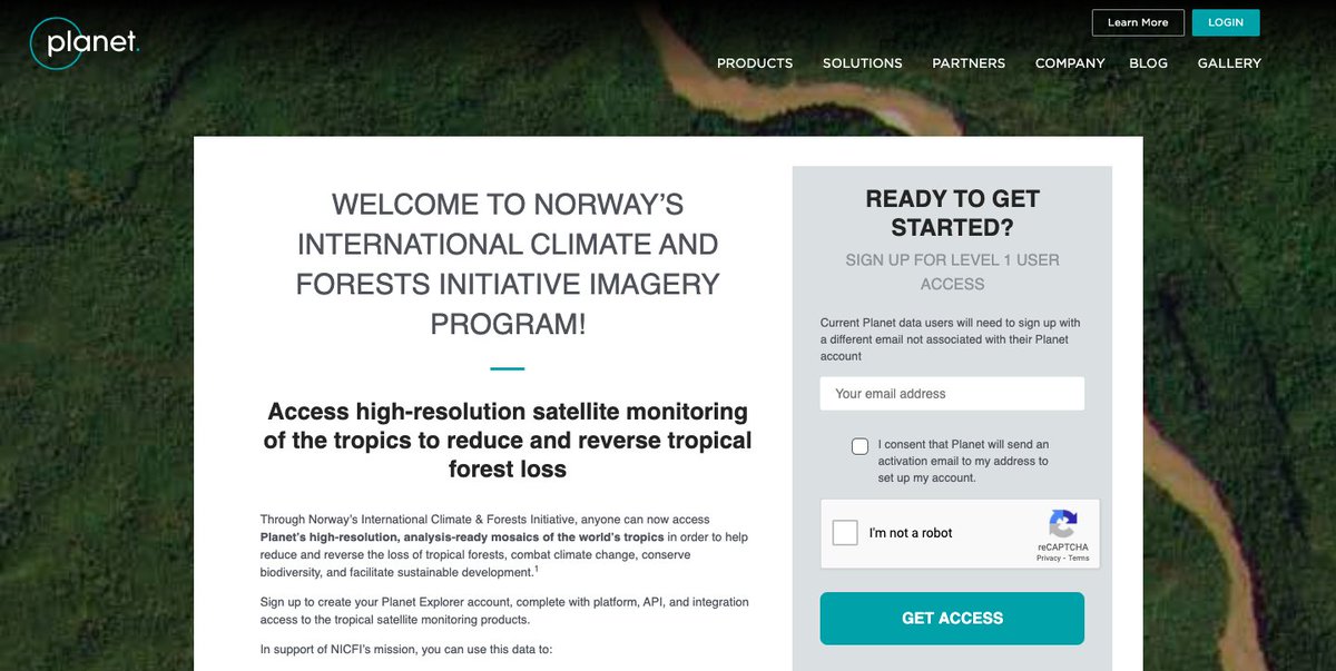 NMetherall's tweet photo. It's been launched! Norway’s International Climate &amp; Forests Initiative #NICFI. You can now access Planet’s high-resolution, analysis-ready images of the world’s tropics at 4.7 m resolution! Register here for free. @cmhc23 @sachin1618 @spc_cps @gfoi_forest @CIFOR @ICRAF @IUCN 🛰️ https://t.co/EIJ94PaaiY