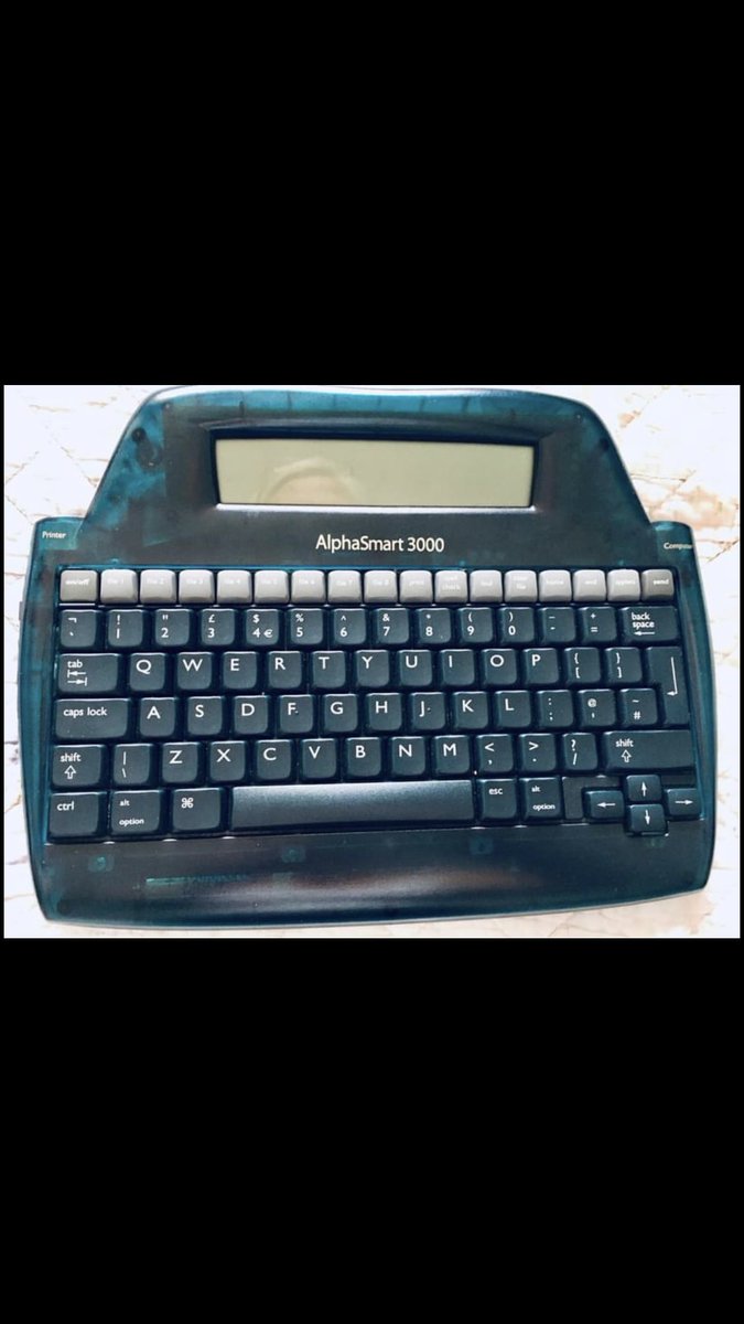 nlomanto's tweet photo. Hermes left my parcel at the wrong address and now my parcel has gone missing.  
So disappointed as I’d tracked down an Alphasmart keyboard for a young person with ASD to type their stories into without the distraction of google! https://t.co/JI14mVVRTu