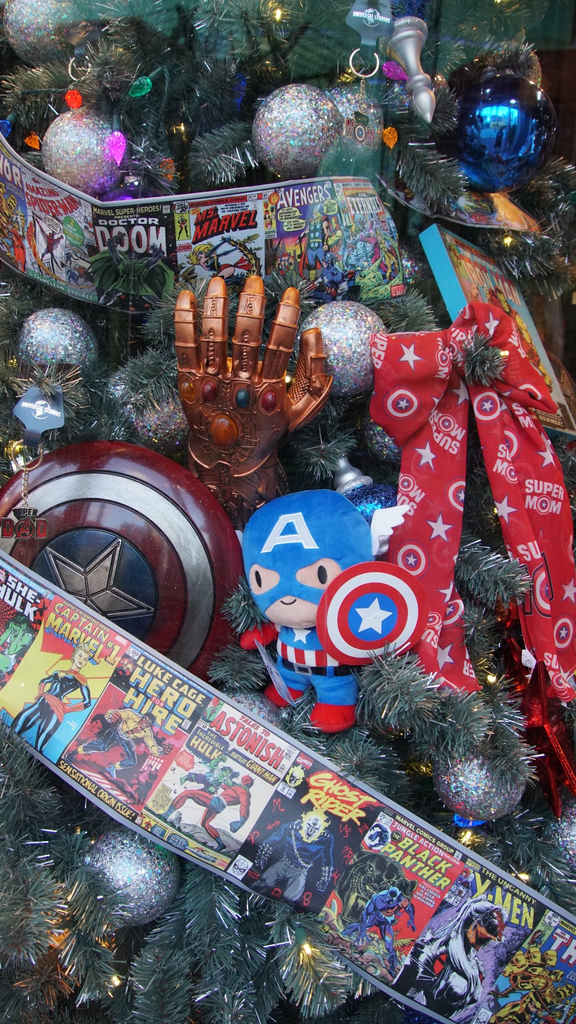 Marvel Themed Christmas Trees Superhero Christmas Ornaments: Fun