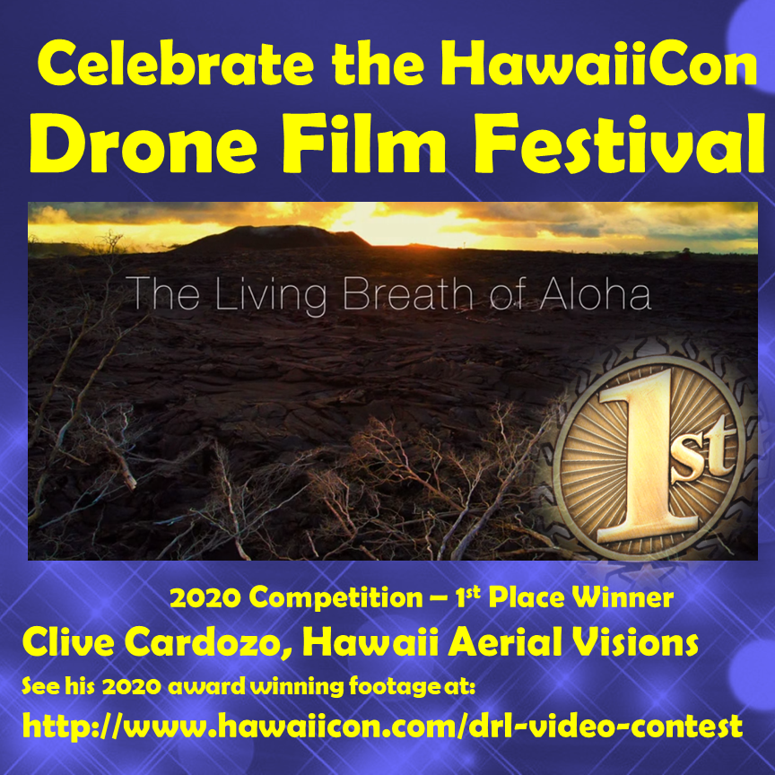 Need a quick video for inspiration remembering how stunningly beautiful Hawaii is? Check out the outstanding winning entries (each only lasting 90-seconds) from the 2020 <a href="/HawaiiCon/">HawaiiCon</a> Drone Film Festival at: hawaiicon.com/drl-video-cont…