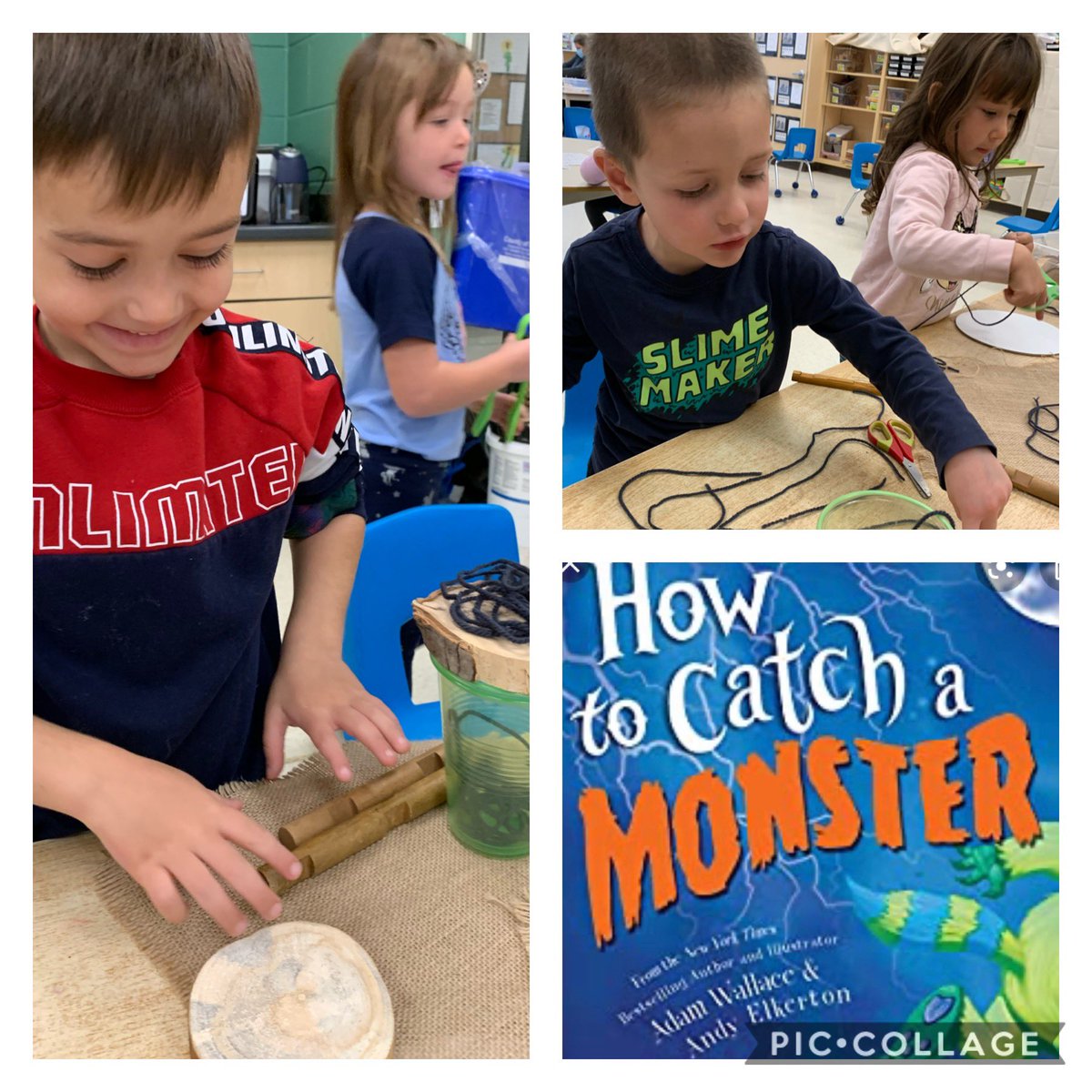 Larmstrong0's tweet photo. After reading “How to Catch a Monster” Team 104 set out on a STEM challenge to build our own traps to catch a monster! Great teamwork, collaboration and imagination! @GoodfellowPS @SCDSBey @howen0776 https://t.co/mJbFNqrFHg
