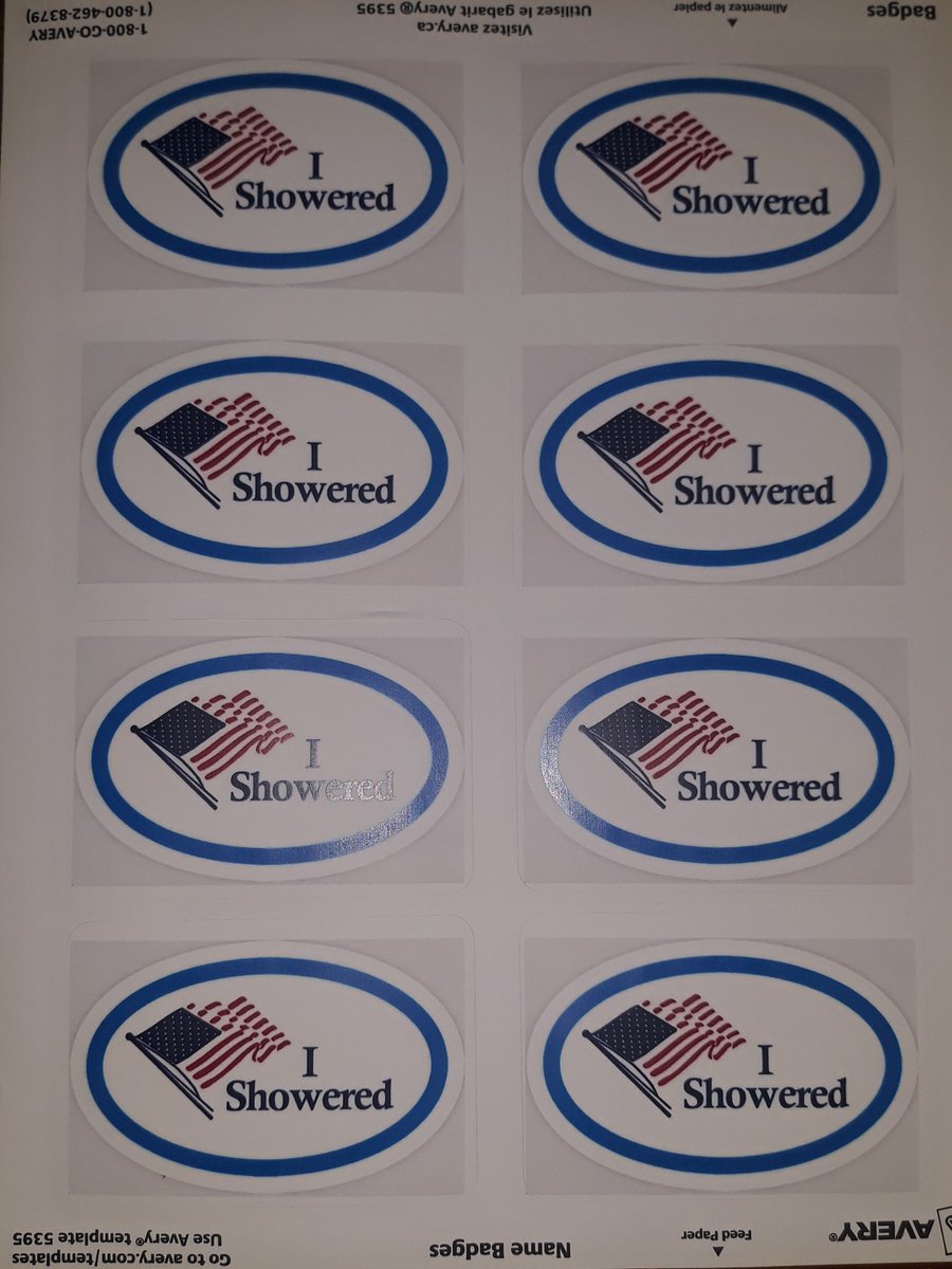 TheodoreBear14's tweet photo. To help improve hygiene at my Community College as the future Student Body President, the Bear will institute 'I Showered' stickers to be worn by students who actually showered that day. I even have the stickers printed!
Vote for TheodoreBear!
#MCCGA #BearWave🐻🌊 https://t.co/xgjSHuwXn6