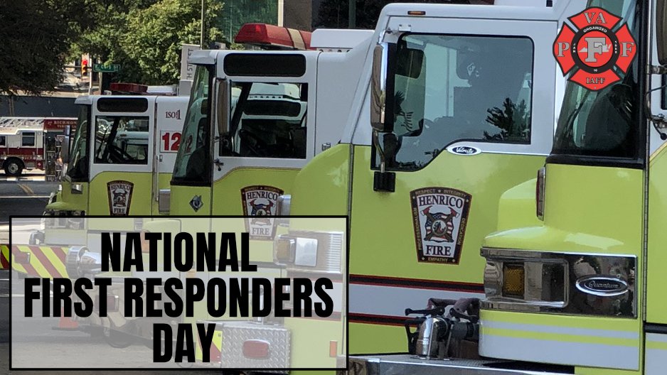 Thank You to those who protect our communities! #NationalFirstRespondersDay