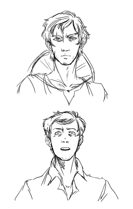 thanks to @loisrance and @maiisconyelo, I'm bringing out the old elibarra sketches from two years ago sldnljnasd 