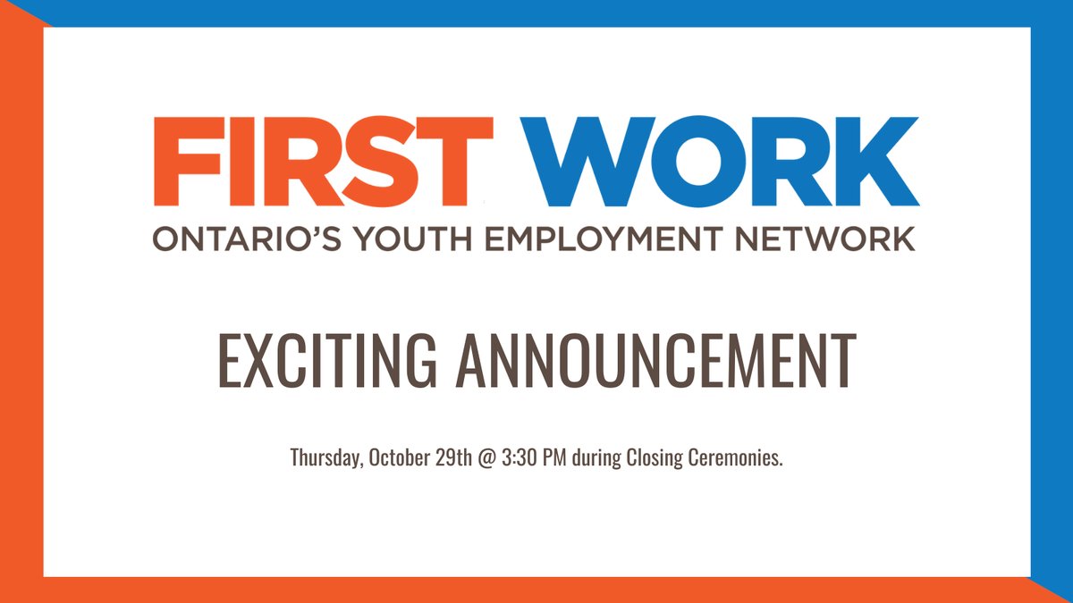 first_work's tweet photo. Make sure to keep your eyes on our social media tomorrow... We have an exciting announcement that we can't wait to share with you!
#Futures20 #BuildingUnityInTransformation https://t.co/wkrWtKQst1