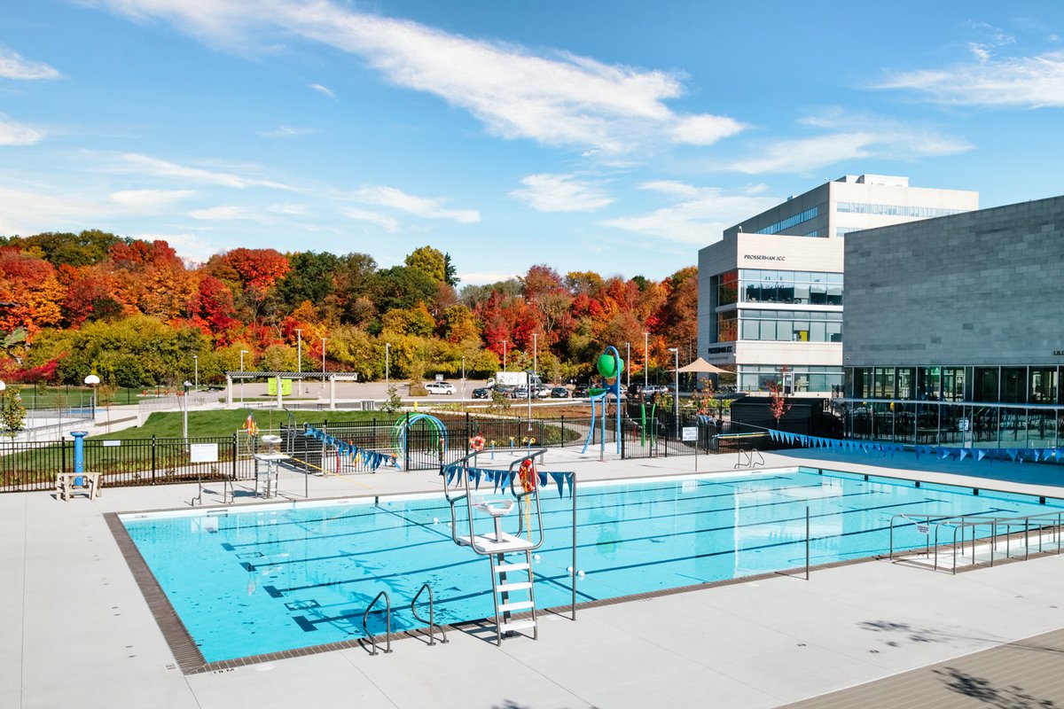 Studiotla's tweet photo. Active uses at the Sherman Campus provides users of all ages invaluable spaces for active recreational play for all seasons! Including a splash pad and pool, children’s playgrounds, sports fields, sports courts, and the ever-important hockey rink!
.
#studiotla #shermancampus https://t.co/QCR9RVftv5