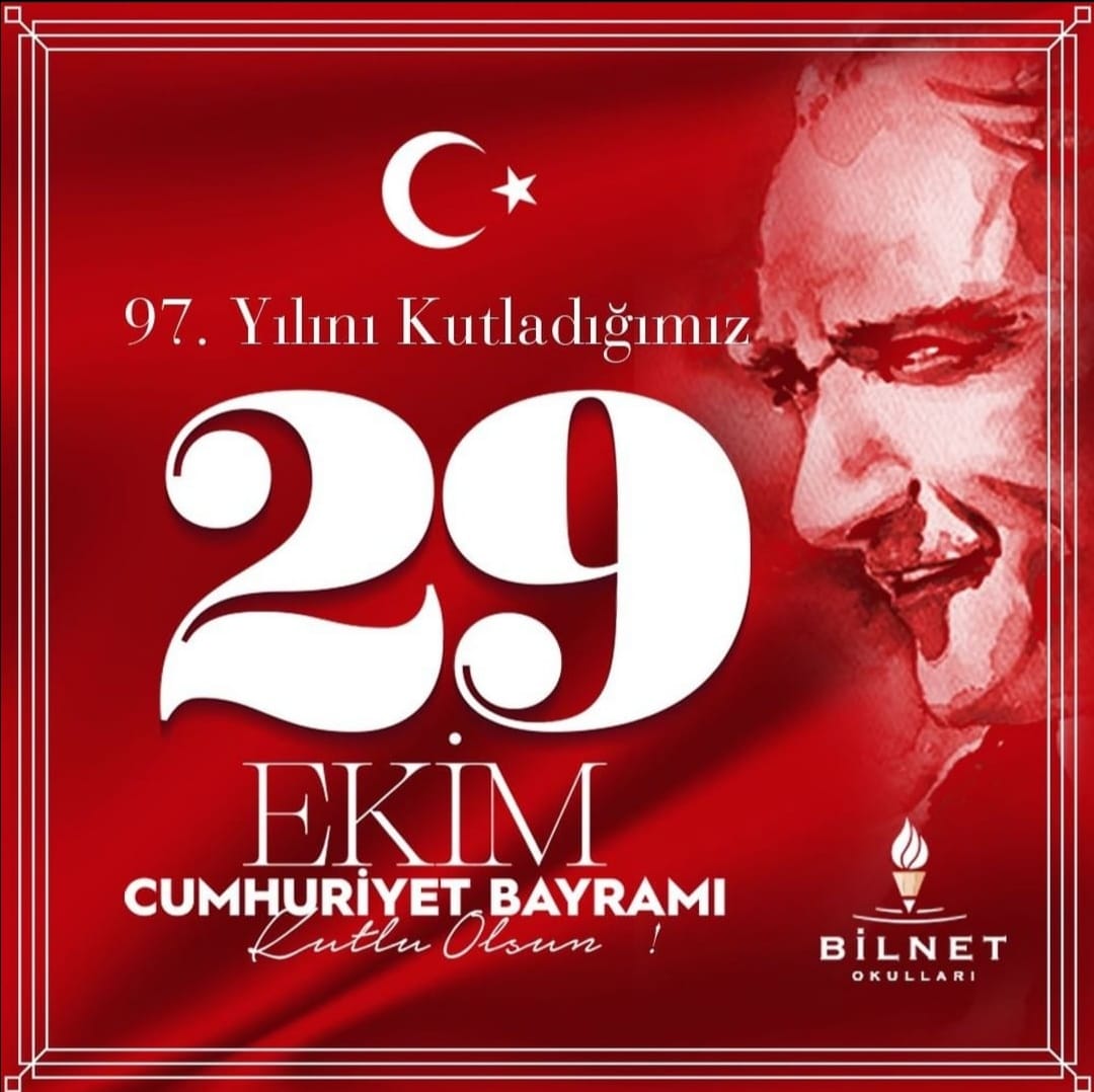 29 Ekim Cumhuriyet Bayramı Kutlu Olsun.

#BilnetOkulları #29EkimCumhuriyetBayramı #29Ekim #CumhuriyetBayramı #CumhuriyetinÇocuklarıyız