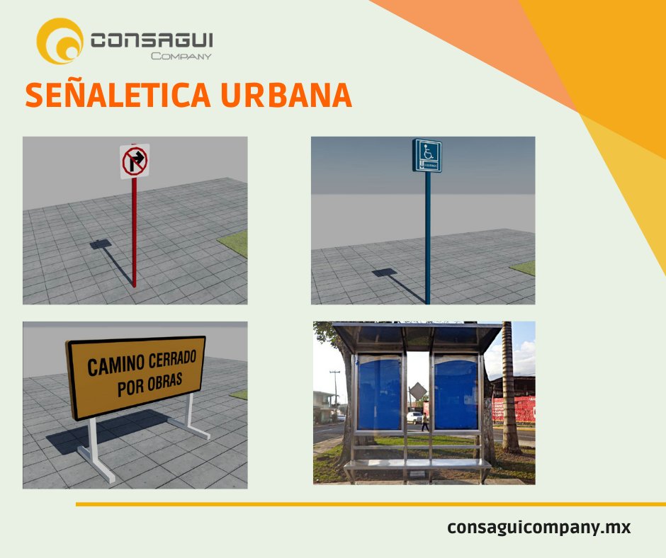 CONSAGUI COMPANY, S.A. DE C.V. 
A tus órdenes en la fabricación de señalamientos viales y requerimientos especiales para tus obras.
Contáctanos:  ventas@consaguicompany.mx 
Vía WhatsApp: 272 127 3091
