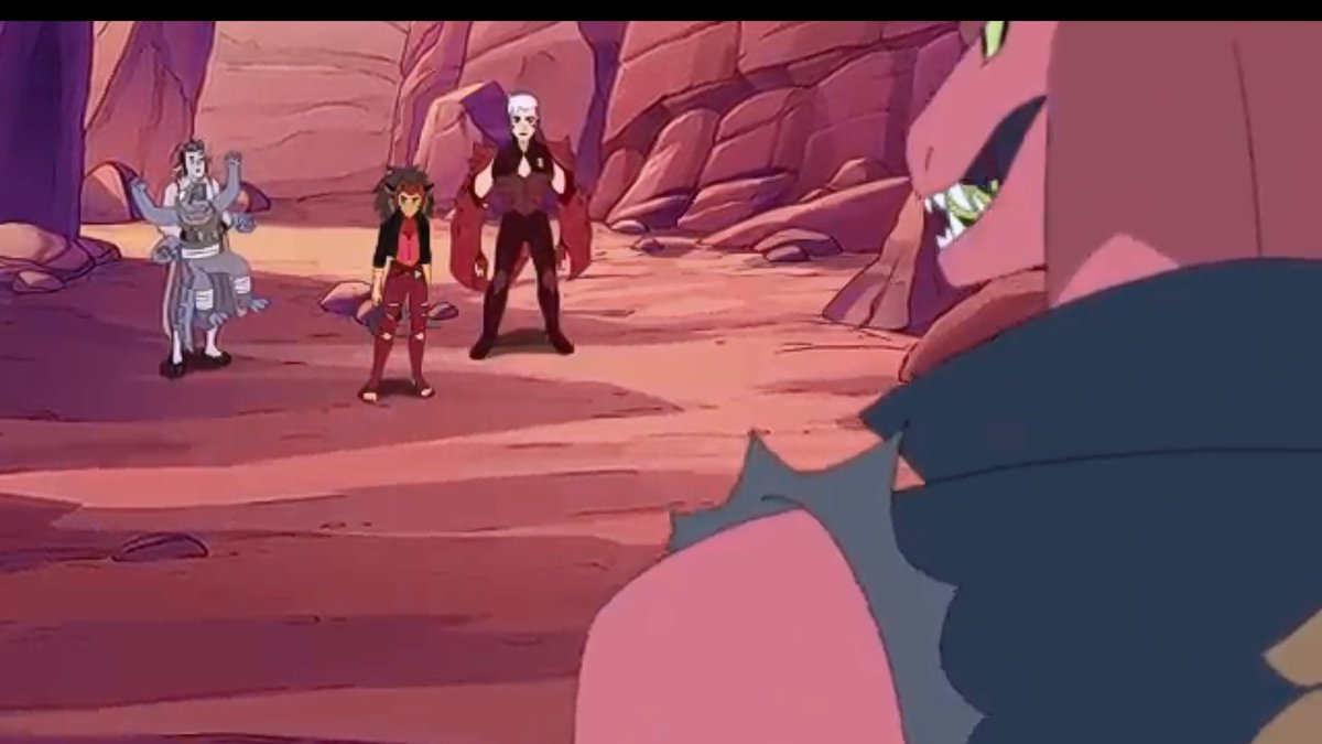 Season 3      "They're with me"27: Catra doesn't hesitate a moment to stand in between the lacky's she's just met and Tung lashor.Really goes to show that Catra's a protector at heart.