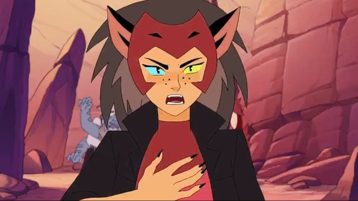 Season 3      "They're with me"27: Catra doesn't hesitate a moment to stand in between the lacky's she's just met and Tung lashor.Really goes to show that Catra's a protector at heart.