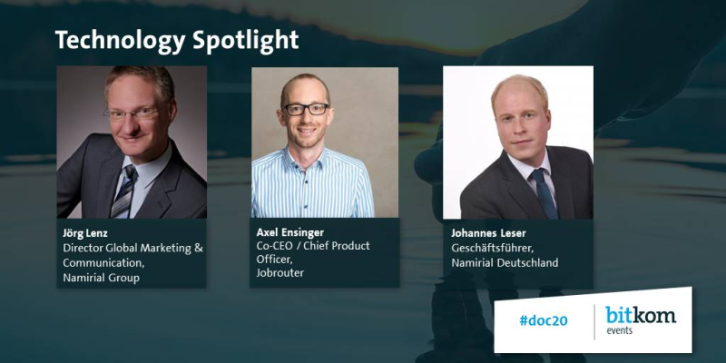 namirial_de's tweet photo. 12./13.11. @Bitkom_DOffice Digital Office Conference #DOC20 Topaktuelle Informationen zur Digitalisierung von Geschäftsprozessen mit Trendreport #ElektronischeSignatur @Joerg_Lenz @AxelEnsinger @Johannes_Leser Teilnahme kostenlos https://t.co/aEqafW4f0H https://t.co/ZXitwDfSEX