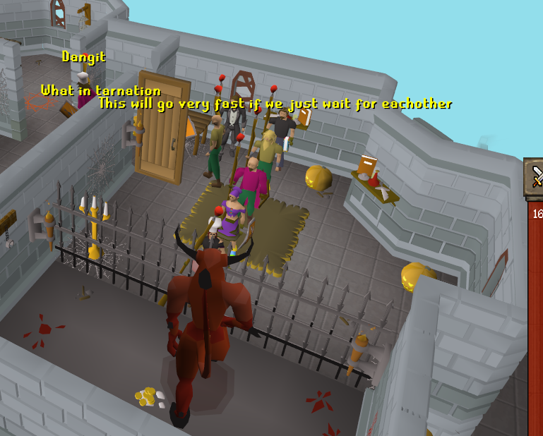 Benjo_RS's tweet photo. People are forming queues for the lesser demon omg https://t.co/xiexlIguqL
