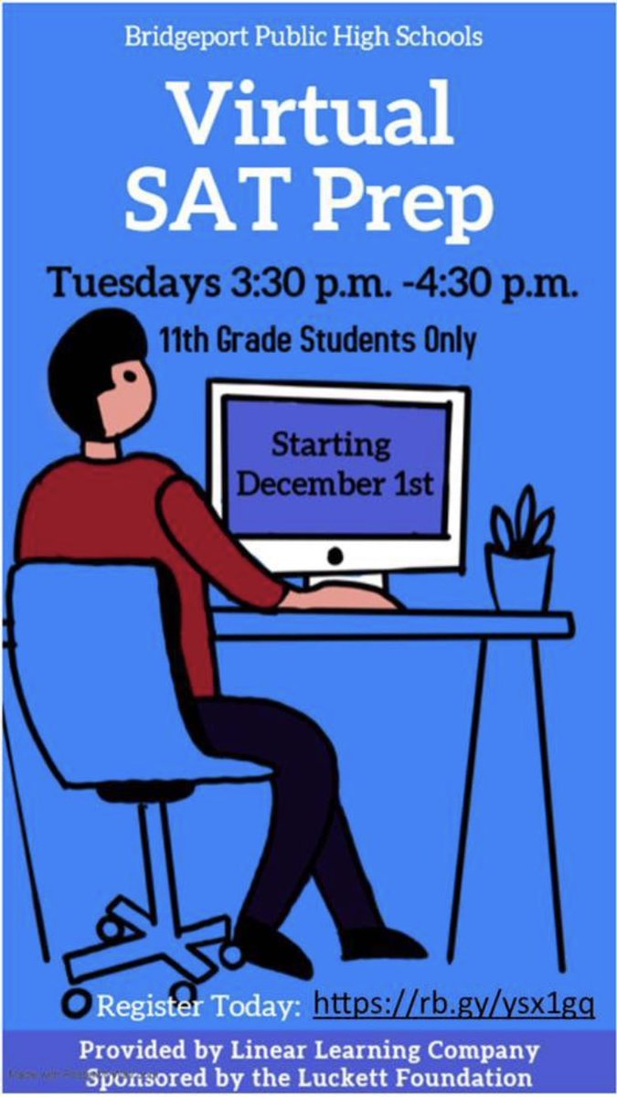 Hey Hilltoppers! Check out this great SAT prep program!! We were so lucky to have Mr. Lanzoni help students prep for the SAT with us a few years ago, and now you can work with him, too! Ask your CCR teacher or counselor if you have additional questions.