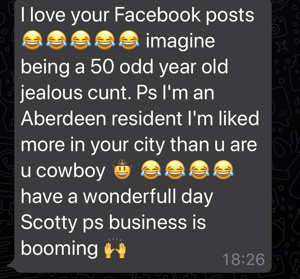 scottda95388967's tweet photo. @AberdeenFC  is this acceptable from a senior player or any of your staff at the club and how to speak to afc fans https://t.co/4KneopIRij