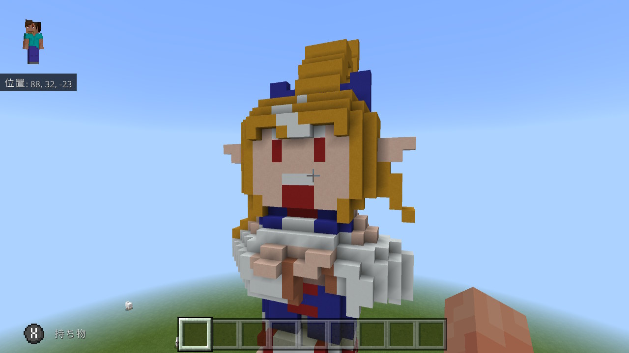 ちからみず おつぬいでした マリフレコラボ楽しかったです ふーたんのガハハが好きなので突貫工事マイクラで作ってみました グレンラガン意識したフレンラガン 笑 召雷トライデント装備 足細すぎだな どうしようかな Minecraft