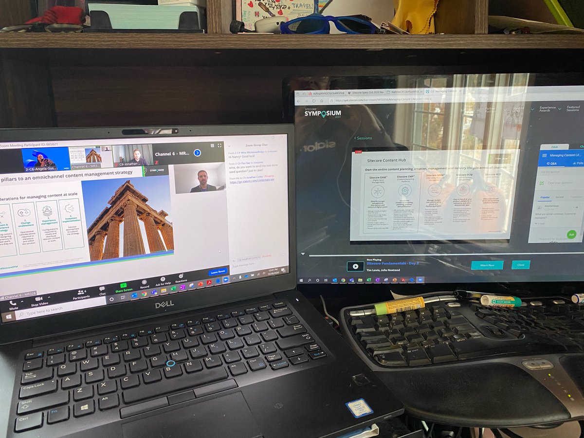 It’s a wrap!  Thanks to <a href="/Sitecore/">Sitecore</a> for having @DKrinn and me present on Omnichannel Content Strategy!  So fun and can’t wait until next year in person!  #sitecoresym