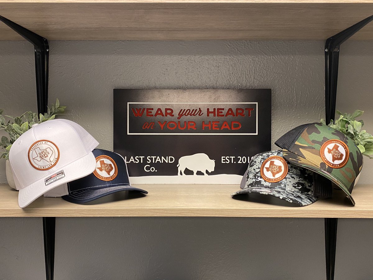 laststandhats's tweet photo. 2020 #superkooper hats ready for their annual golf tournament this coming Monday. Better get with @Beauedge to secure yours. All on Richardson112’s. We love being a part of this tourney! 

Need custom hats made? Make sure and reach out to us!

#camo #navy #icywhite #laststandhats https://t.co/9avqt8qrFQ