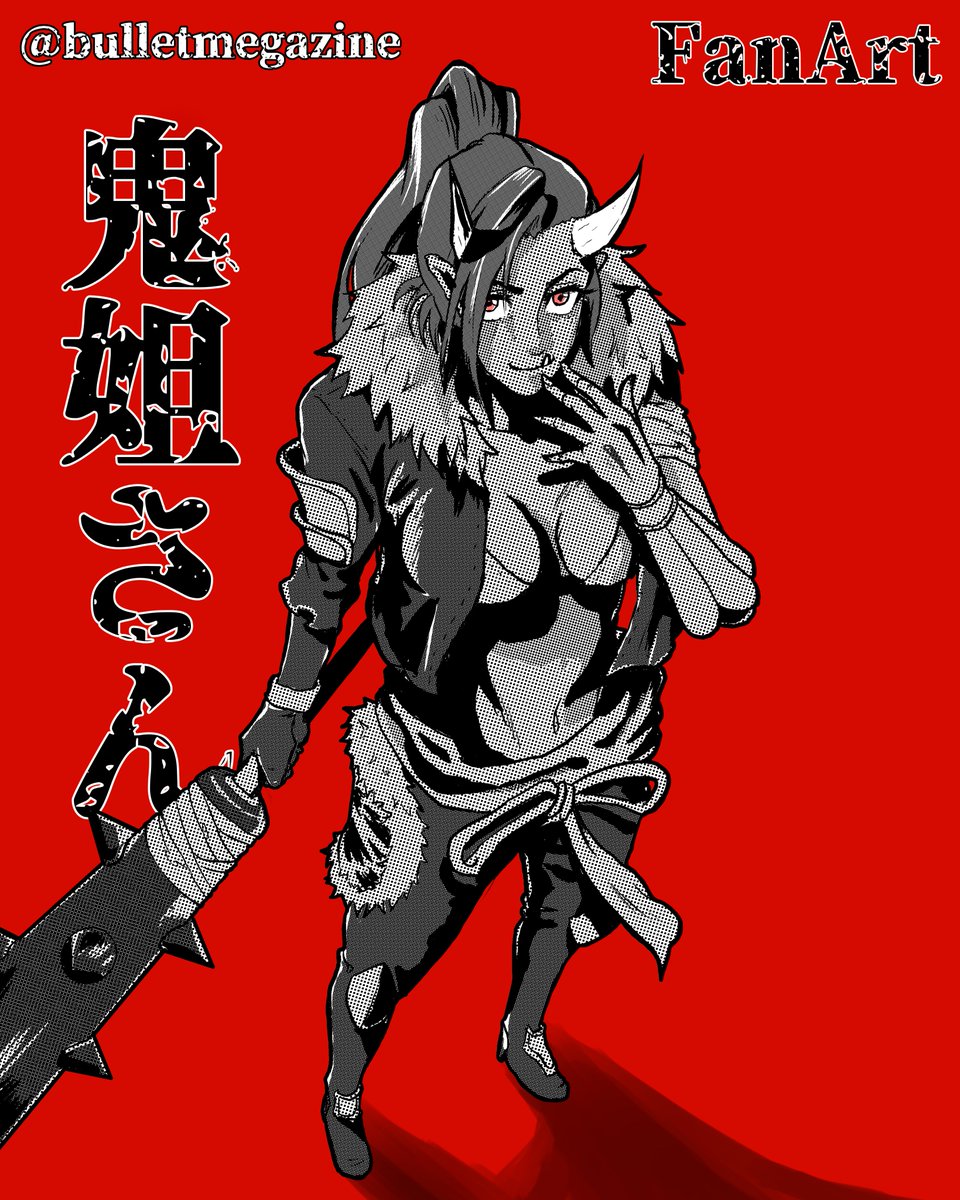 BulletMegazine's tweet photo. fanart for @toru6412 the talented illustrator 
#絵 #animelover #comicbooks #manga #illustration #digitlart  #characterdesign #mangaart #mangaartist #comicartist #digitalart #webtoon #mangaart #fanart #fanarts #鬼姐さん #conceptart #fantasyart  #animeart #イラスト #キャラクター https://t.co/TKxTuQsn7x
