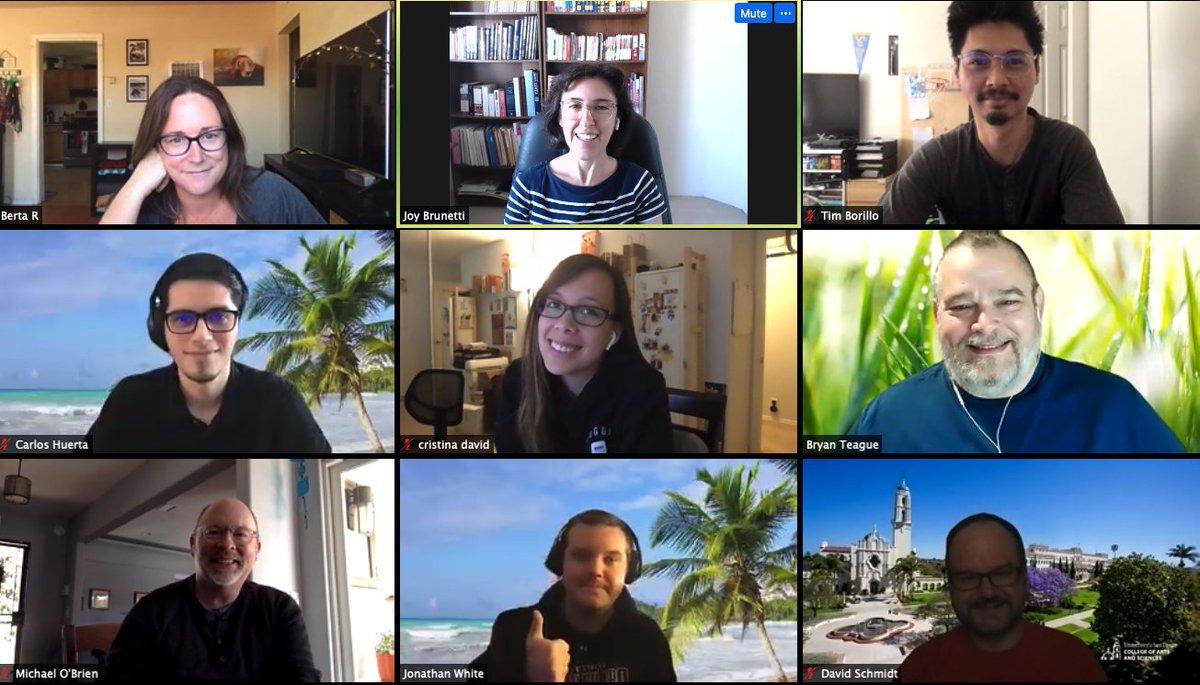 What the <a href="/uofsandiego/">USD</a> #website launch looks like! #goteam #webbies #zoomlife