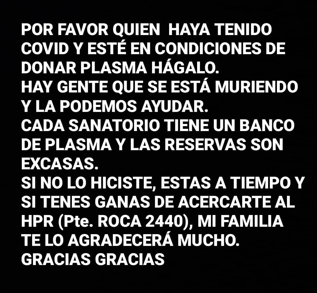 agusdonati_'s tweet photo. Por favor. Tomen conciencia
En este momento mi abuelo necesita, en otro momento lo puede necesitar quien sea. https://t.co/zlSlYBGe4R