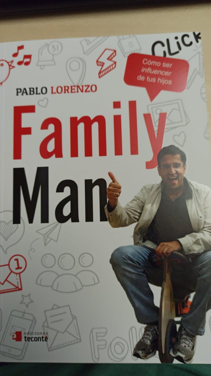 aulafamiliar's tweet photo. Un lujo contar con este gran libro de nuestro compañero @plorenzos “Family Man” #cómoserinfluencerdetushijos #Familia @aulafamiliar https://t.co/qw5fWKwfOE