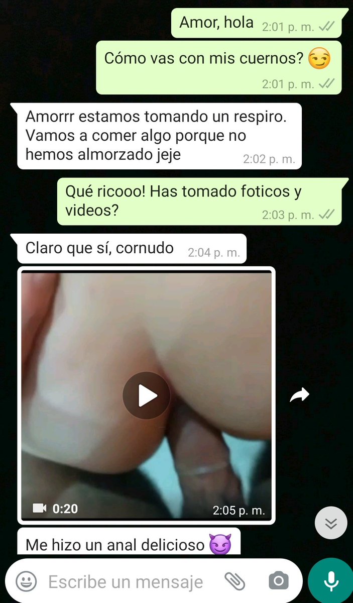 Lei_Lui69's tweet photo. ¿Ustedes no se alegran mucho de saber que los están corneando? ¿Que la persona que aman la está pasando delicioso?

En esas anda ella, y yo juicioso trabajando como buen cornudo

😈🤘🏻 https://t.co/kv1ZZOOvj7