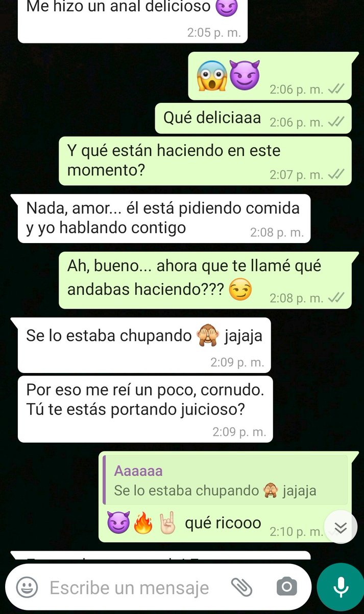 Lei_Lui69's tweet photo. ¿Ustedes no se alegran mucho de saber que los están corneando? ¿Que la persona que aman la está pasando delicioso?

En esas anda ella, y yo juicioso trabajando como buen cornudo

😈🤘🏻 https://t.co/kv1ZZOOvj7