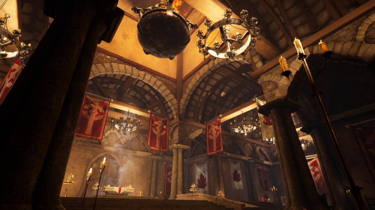 Wowhead's tweet image. 3D Artist David Chan has recreated iconic #Warcraft dungeon Scarlet Monastery in Unreal Engine, with weekly in-depth blogs explaining his process! 

wowhead.com/news=318796/sc…