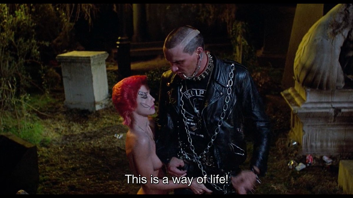 deepschlock's tweet image. " This is a way of life! "

THE RETURN OF THE LIVING DEAD, 1985