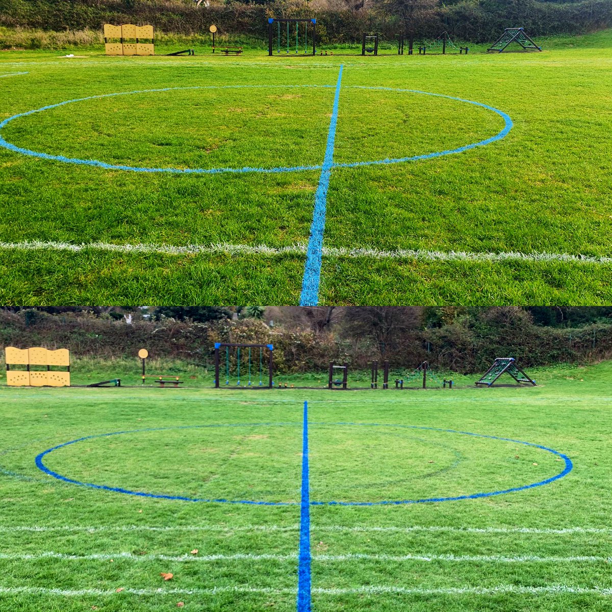 karl_standley's tweet photo. I like to keep a promise!!!! Hope that’s a little better @Stlenssport school. 
Great to also meet 15 year old Fin who is an aspiring Groundsperson being trained up by @SimonRudkins 
Good luck Fin, keep working hard. https://t.co/tizw0YzNO9