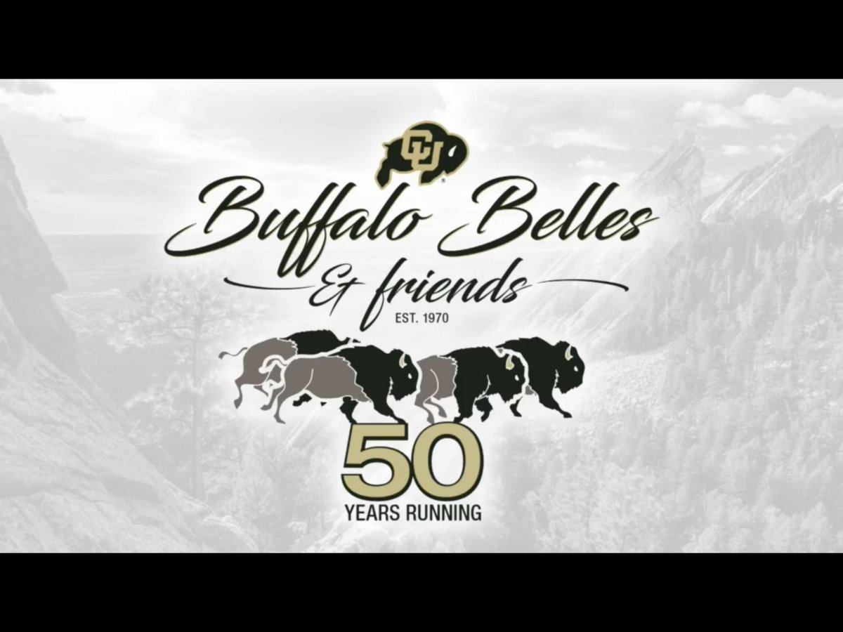BuffaloBelles's tweet photo. We love you too @Chipthebuffalo Thank you for helping us celebrate 50 Years of running with the Buffaloes at out virtual luncheons!  Go Buffs! https://t.co/F038netDaE