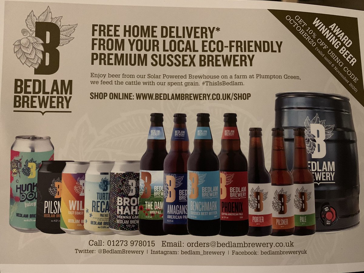 ExactPR's tweet image. Really nice bit of marketing from @BedlamBrewery, hitting all key messages and CTAs. Too tempting to resist! #CraftBeer
