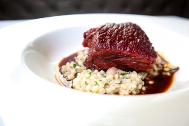 Looking for something a little more hearty for #dinner? May we suggest ordering our Slow Braised Boneless Beef #ShortRib with Creamy Barley, Fall Harvest Mushrooms and Braising Liquid.

#shortrib #heartymeal #fallfood #risotto #lovefood #nothingisordinary