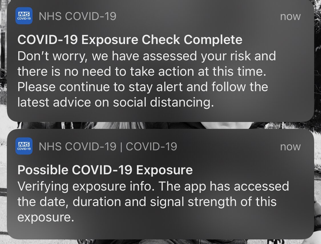 darkbreed's tweet photo. The push notifications on the #NHSCOVID19app are terrible. You should not be sending any notifications other than “You’ve had exposure, please isolate.” Anything else is just noise and will result in people uninstalling it. #appdevelopment101 https://t.co/uD21z83DwZ